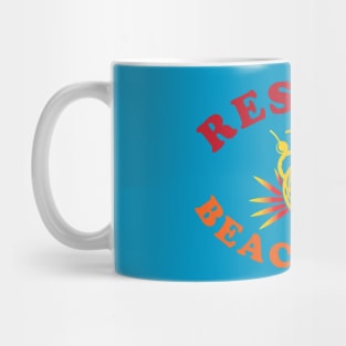 Resting Beach Face Mug